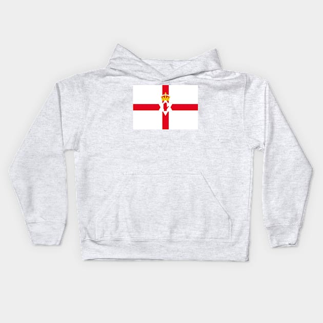 Northern Ireland National Flag Kids Hoodie by Culture-Factory